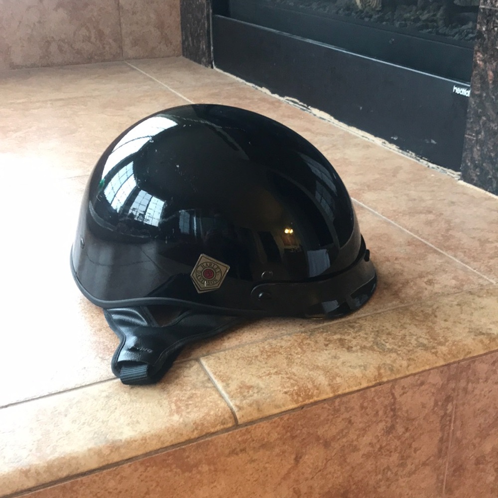 Harley Davidson shorty motorcycle helmet